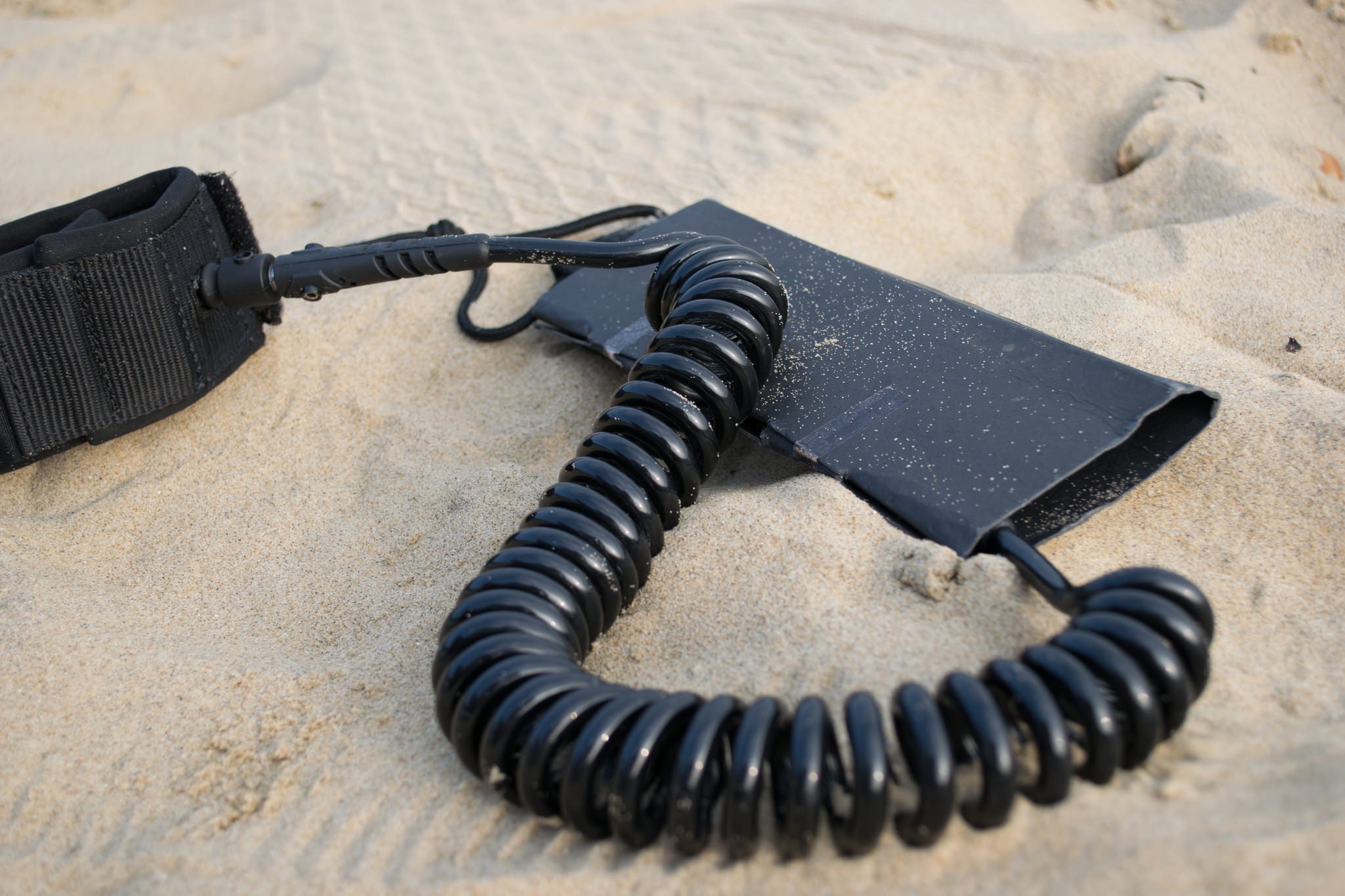 Coiled Paddleboard Ankle Leash (10ft)