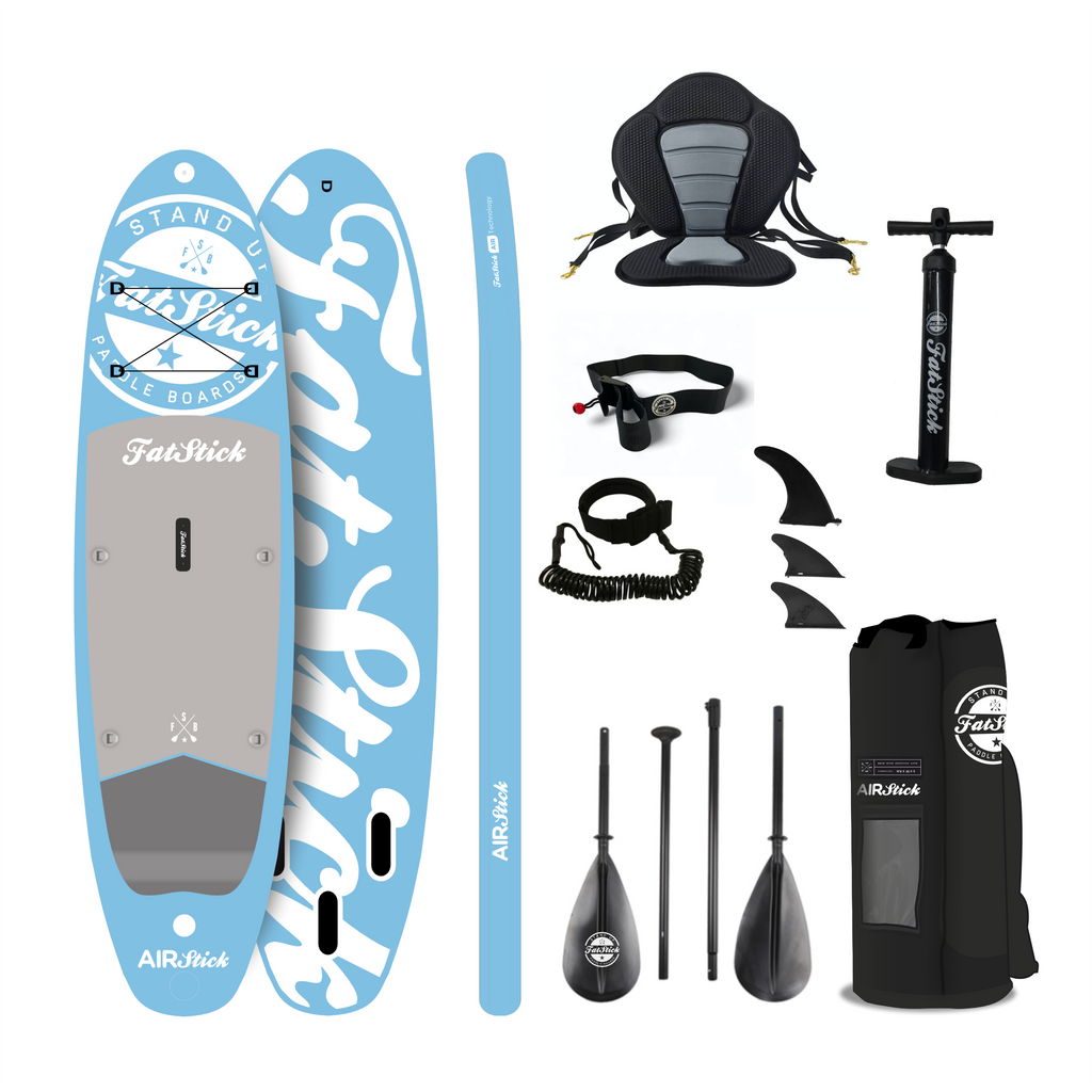 AirStick 10’6 Inflatable Paddleboard – Beginner SUP Package