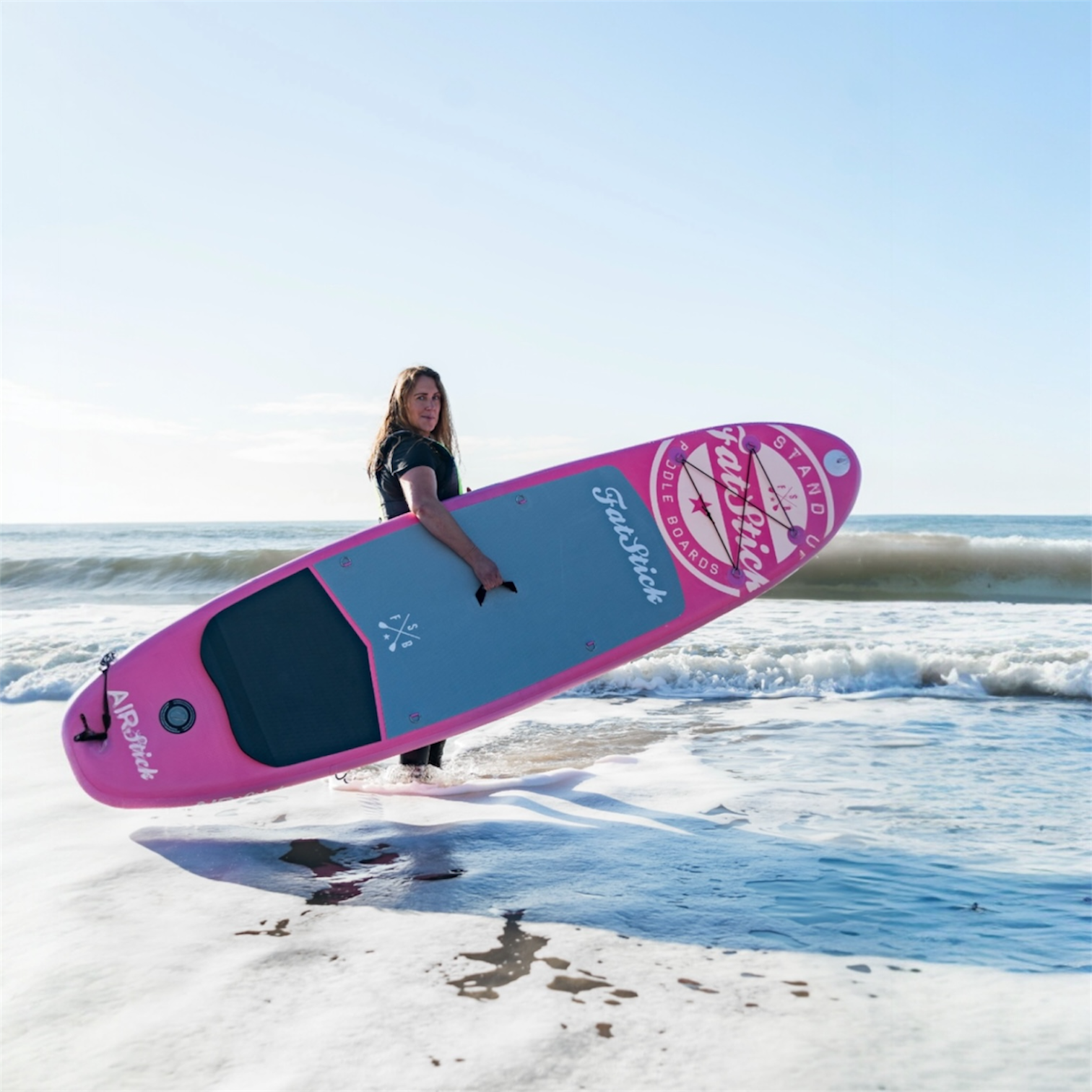 AirStick 10’6 Inflatable Paddleboard – Beginner SUP Package