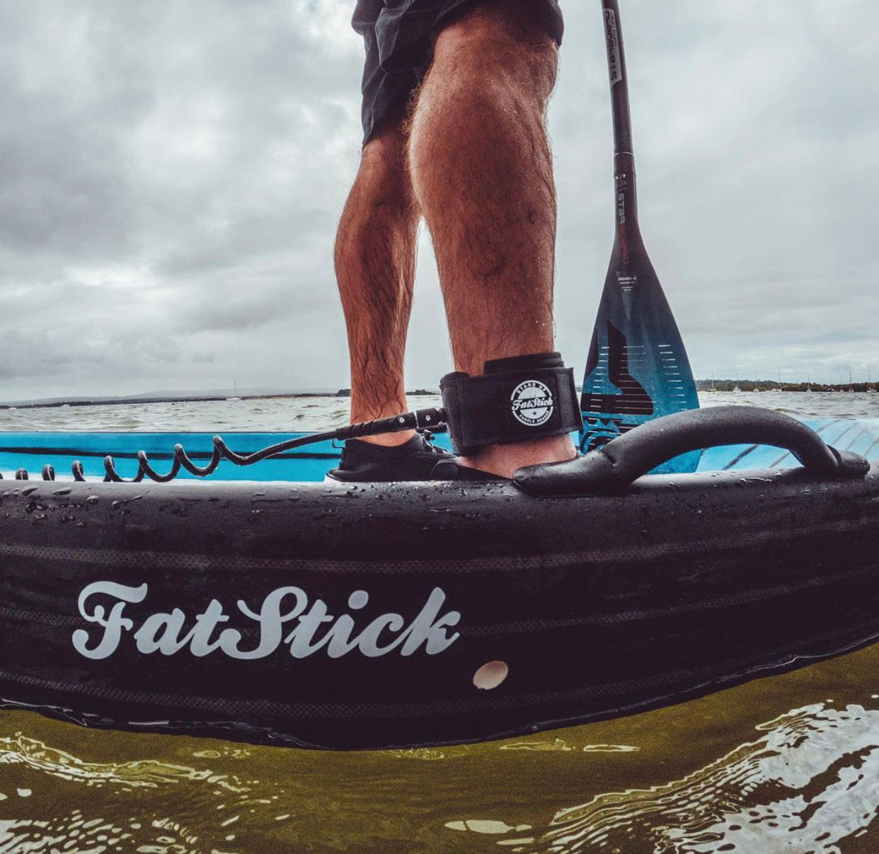 Coiled Paddleboard Ankle Leash (10ft)